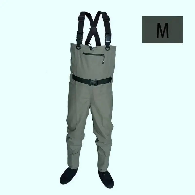 fly fishing Children to adults waders neoprene foot for men raft hunting Quick-dry Waterproof and breathable