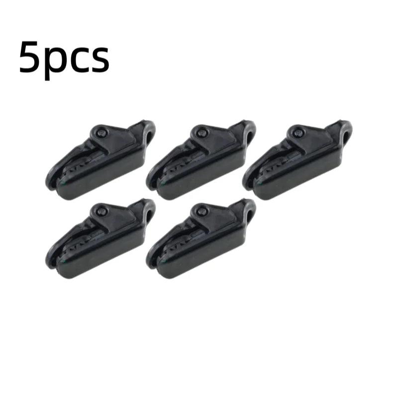 5/10/12PCS Tent Awning Alligator Clip Heavy Duty Clamp For Tarpaulin Shelter Windproof Reinforced Grip Camping Hike Tool