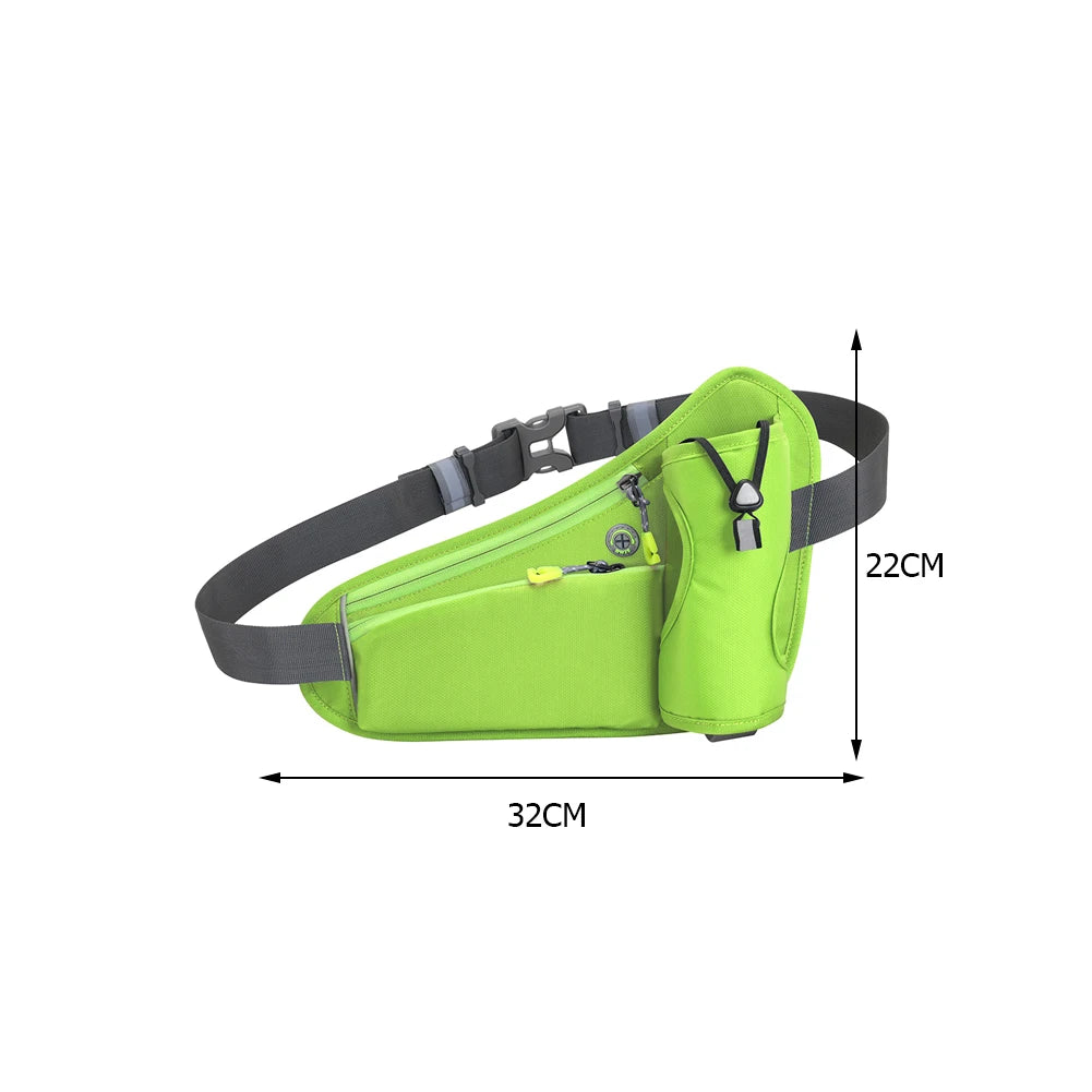 Hydration Belt Pack Reflective Running - Cycling Waist Bag