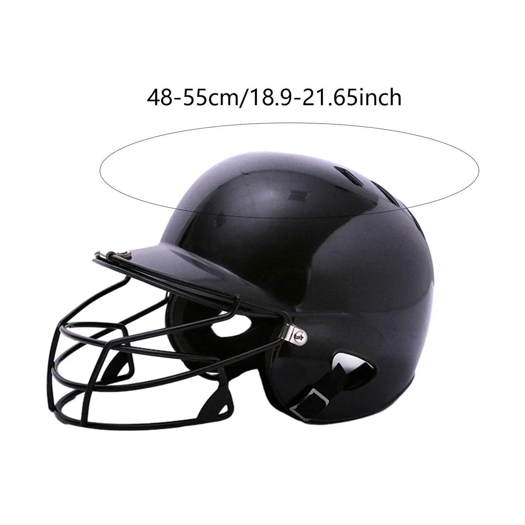 Baseball Batting Helmet with Facemask Comfortable Shock Absorbing