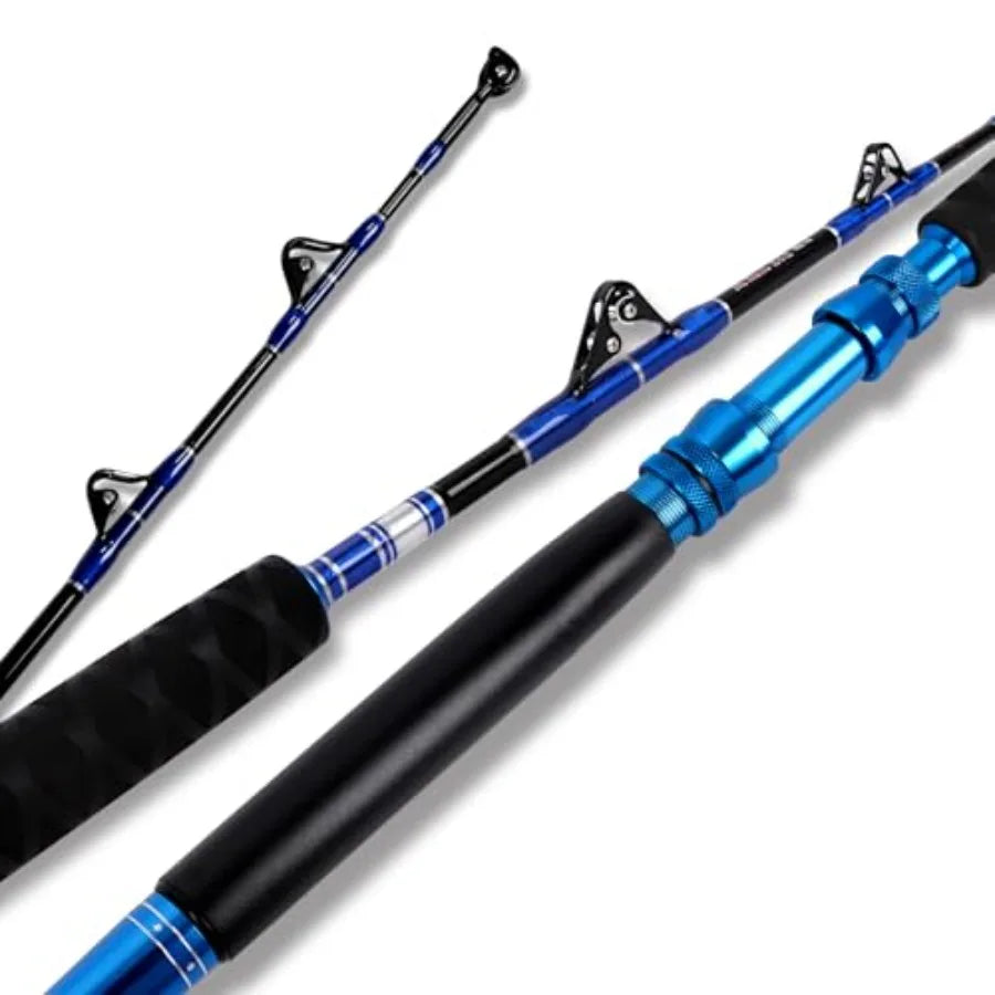 2Piece Saltwater Offshore Heavy Trolling Fishing Rod