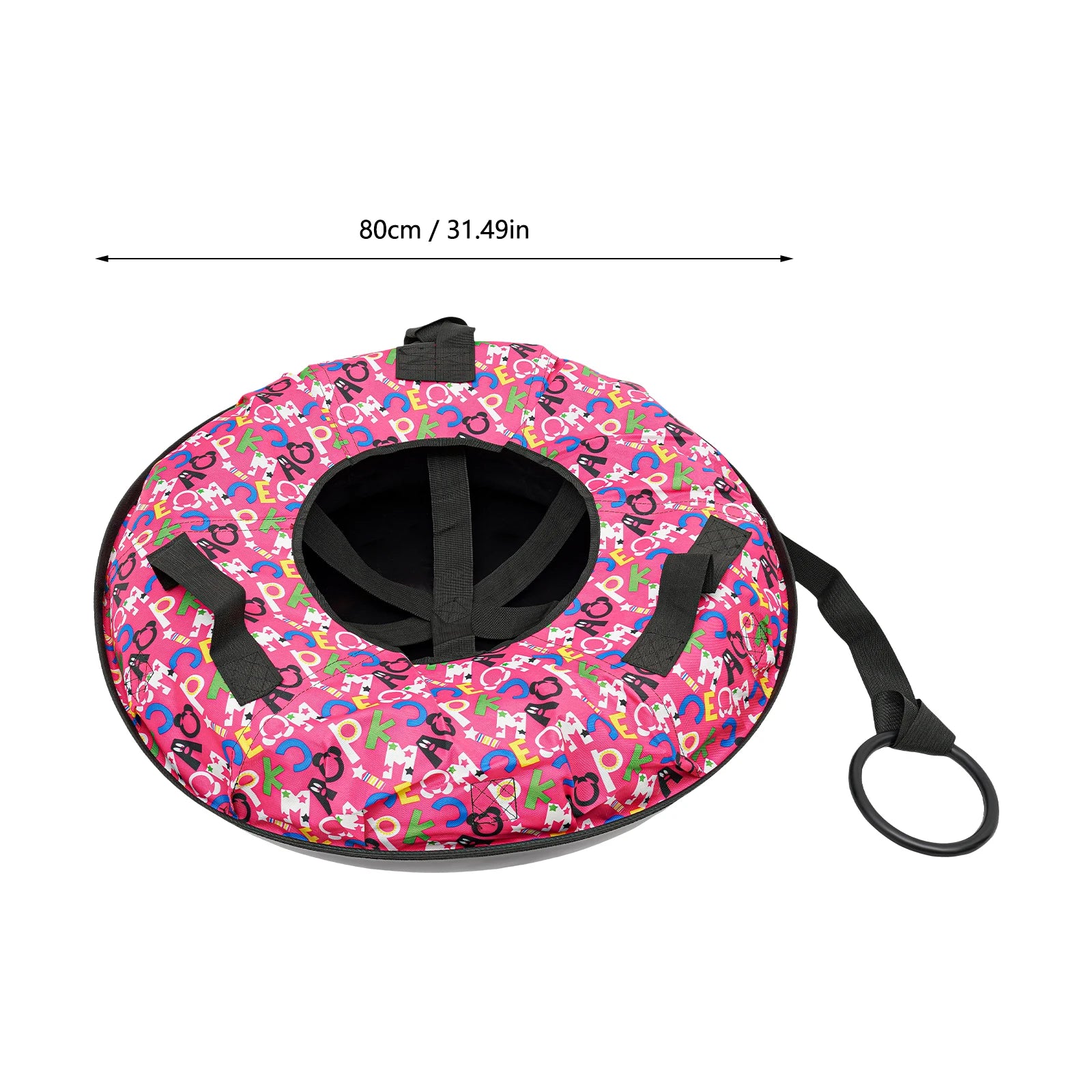 Inflatable Ski Ring Cloth Inflatable Sledding Tube