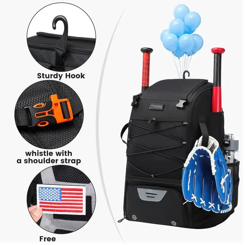 Baseball - Softball Equipment Bag Backpack