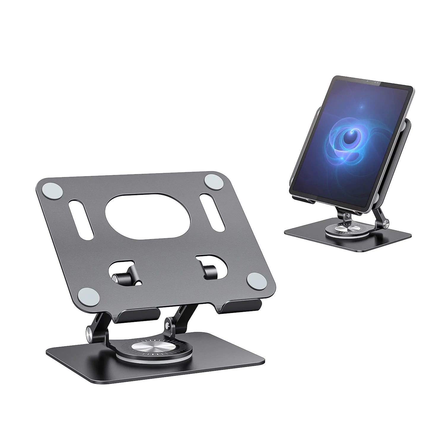 Adjustable with 360 Swivel Base Aluminum Tablet Stand - Holder