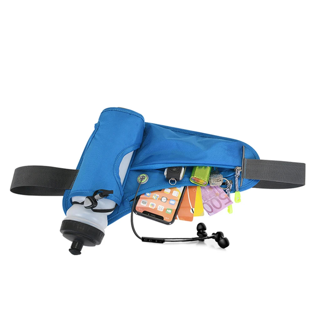 Hydration Belt Pack Reflective Running - Cycling Waist Bag
