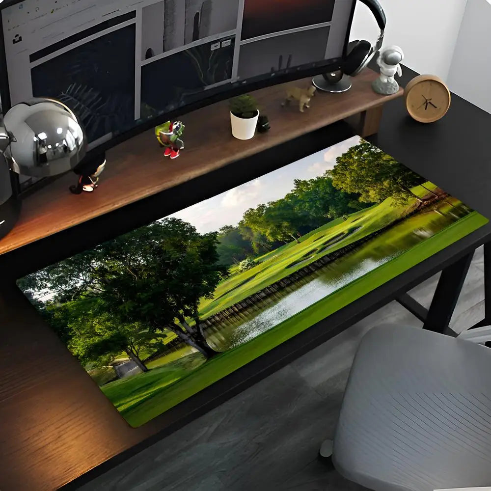 Augusta National Golf Course Mouse Pad Anime game mause pads cs lol XXL Home HD Computer Desk Mats Carpet Gamer Office Laptop So