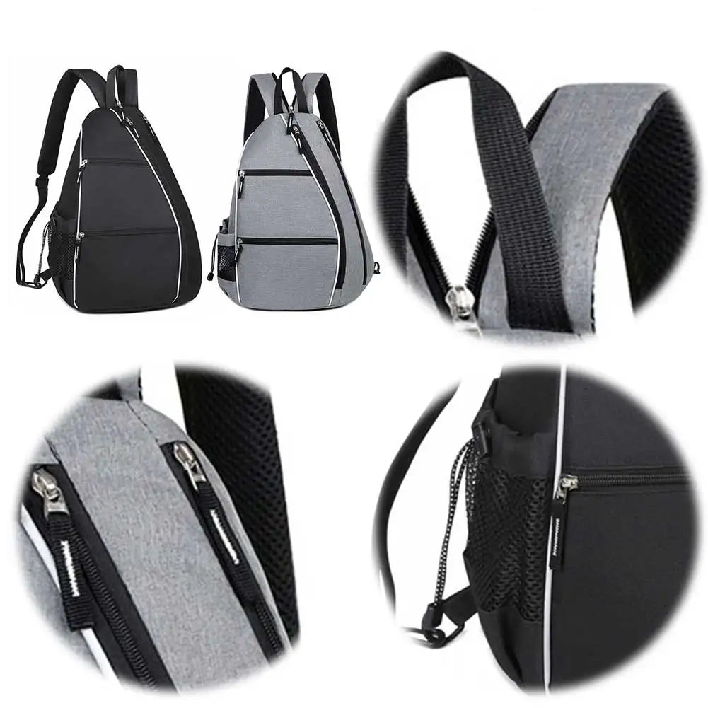Pickleball Bag Racketball Sling Bag Adjustable Sports Bag