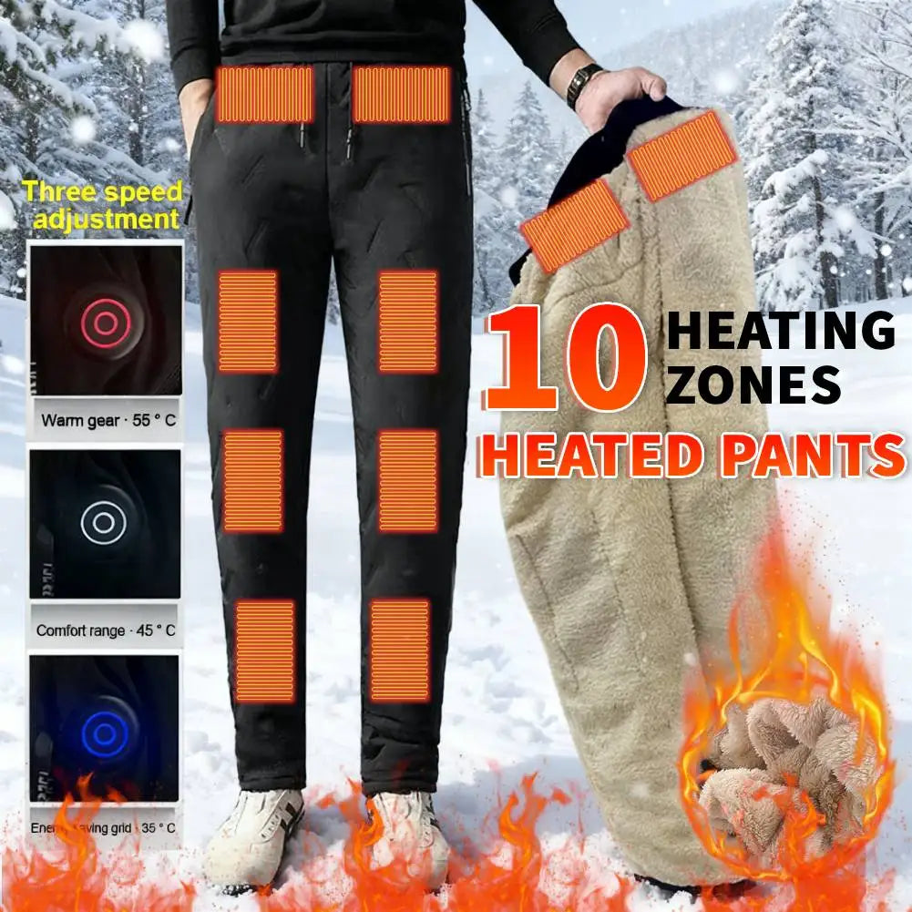 USB Unisex Self Heating Trousers Waterproof - Thermal