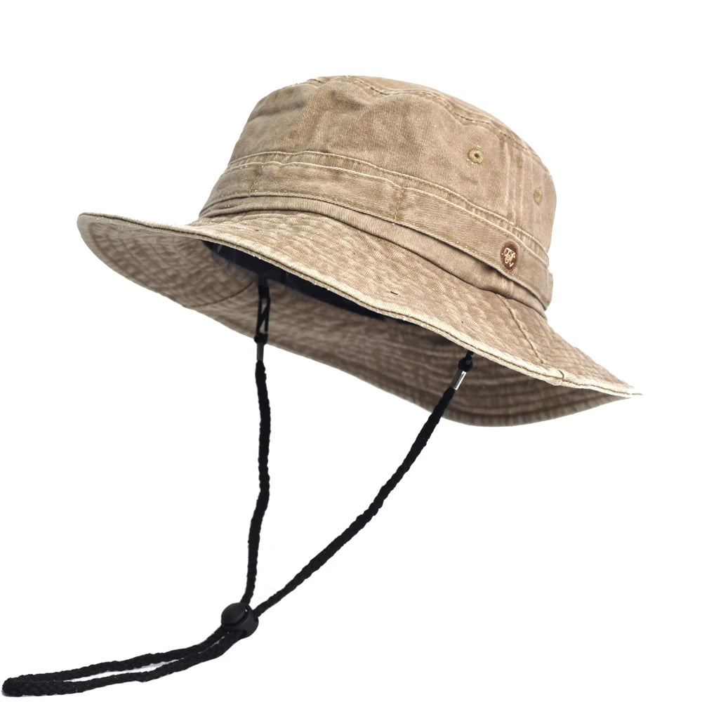 Panama Hat Fishing Hunting Cap Sun Protection Men Women