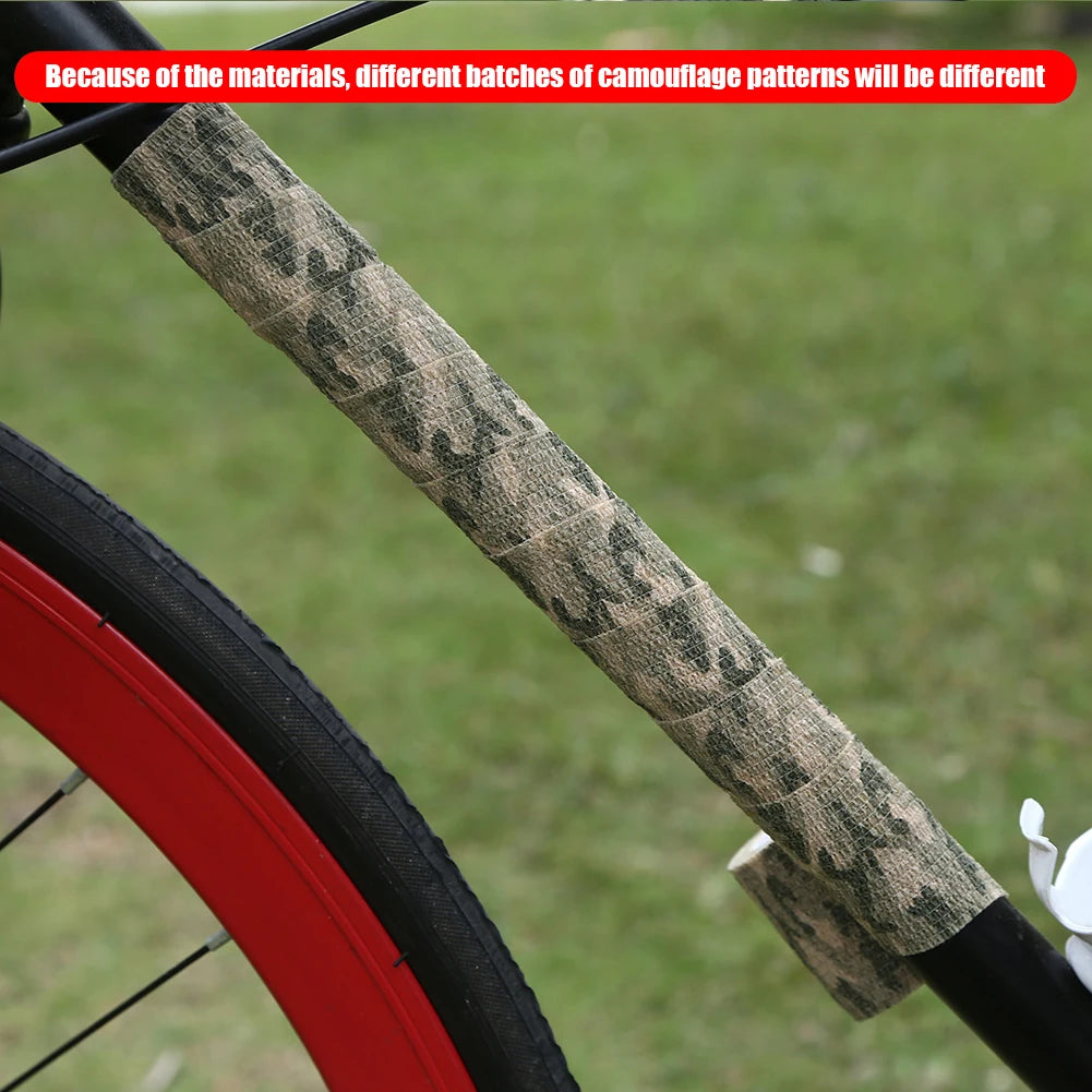 Camouflage Elastic Wrap Tape Self Adhesive 4.5m Hunt Disguise