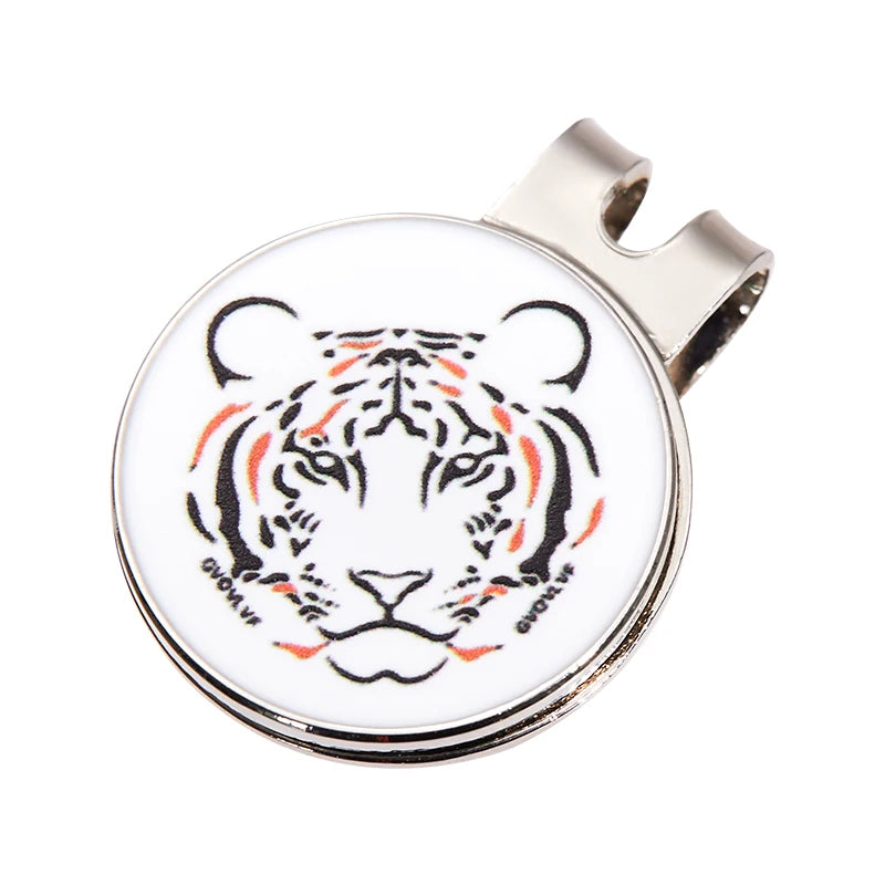 Funny Golf Hat Clip Magnetic Enamel Clip Jewelry Accessories Golf Ball Marker Baseball Hat Clip Golf Training Aids Gift