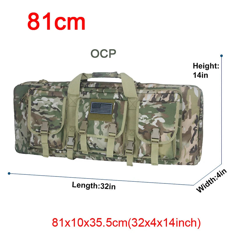 ARMY 32 38 42 48 inch Tactical Double Rifle Case