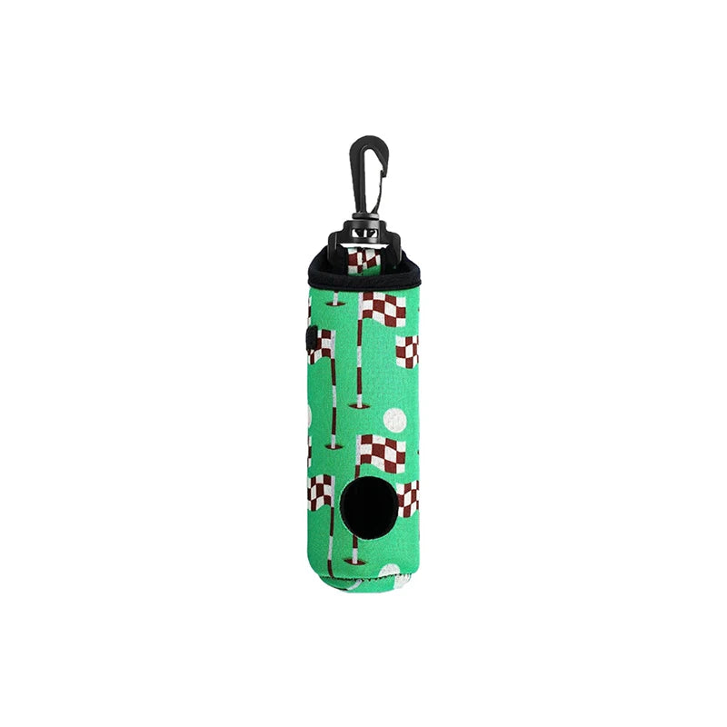 Portable Golf Ball Bag Large Capacity Golf Ball Storage Pouch Golf Waist Holder Bag Mini Golf Ball Container Can Hold 3 Balls