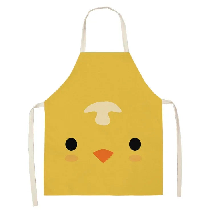 Kitchen Aprons for Women Cotton Linen Bibs