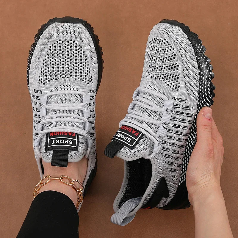 Women's Sports Shoes Summer Fashion Breathable Mesh Trendy Shoes Multifunctional Lightweight Running Sneakers Zapatos De Mujer