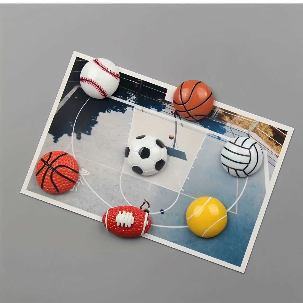 Sports  Fridge  decoration- Basketball, Soccer, Tennis,, Volleyball,  Football