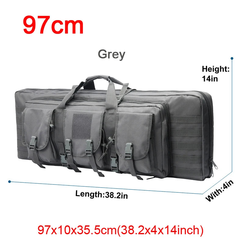 ARMY 32 38 42 48 inch Tactical Double Rifle Case