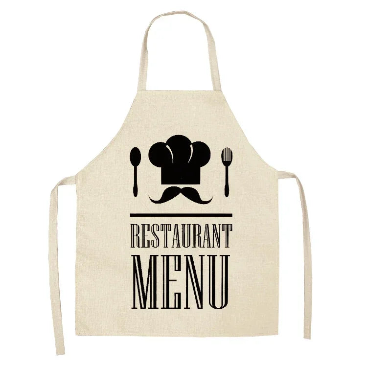Kitchen Aprons for Women Cotton Linen Bibs