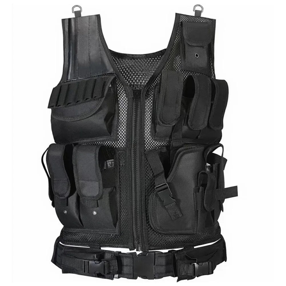Nylon Combat Body Vests Adjustable Jacket