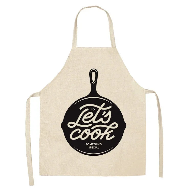 Kitchen Aprons for Women Cotton Linen Bibs