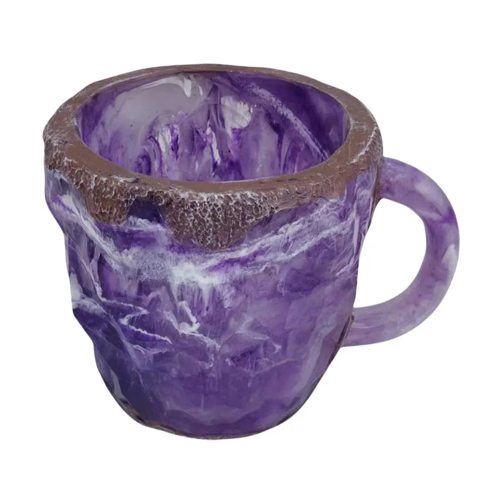 Mineral Colored Crystal Mug - Coffee Cup