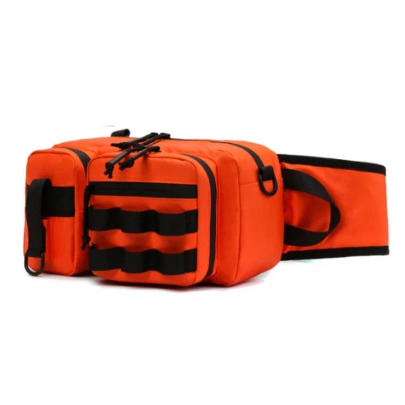 Crossbody Fishing Lure Shoulder Chest Waist Bag - Pack