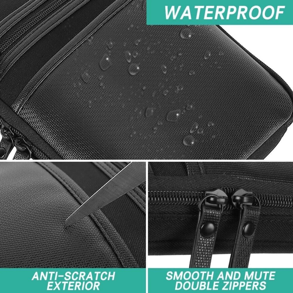 Concealed Carry Gun Pouch Pistol - Holster Pack Waist Pocket Bag Belt Loops Black