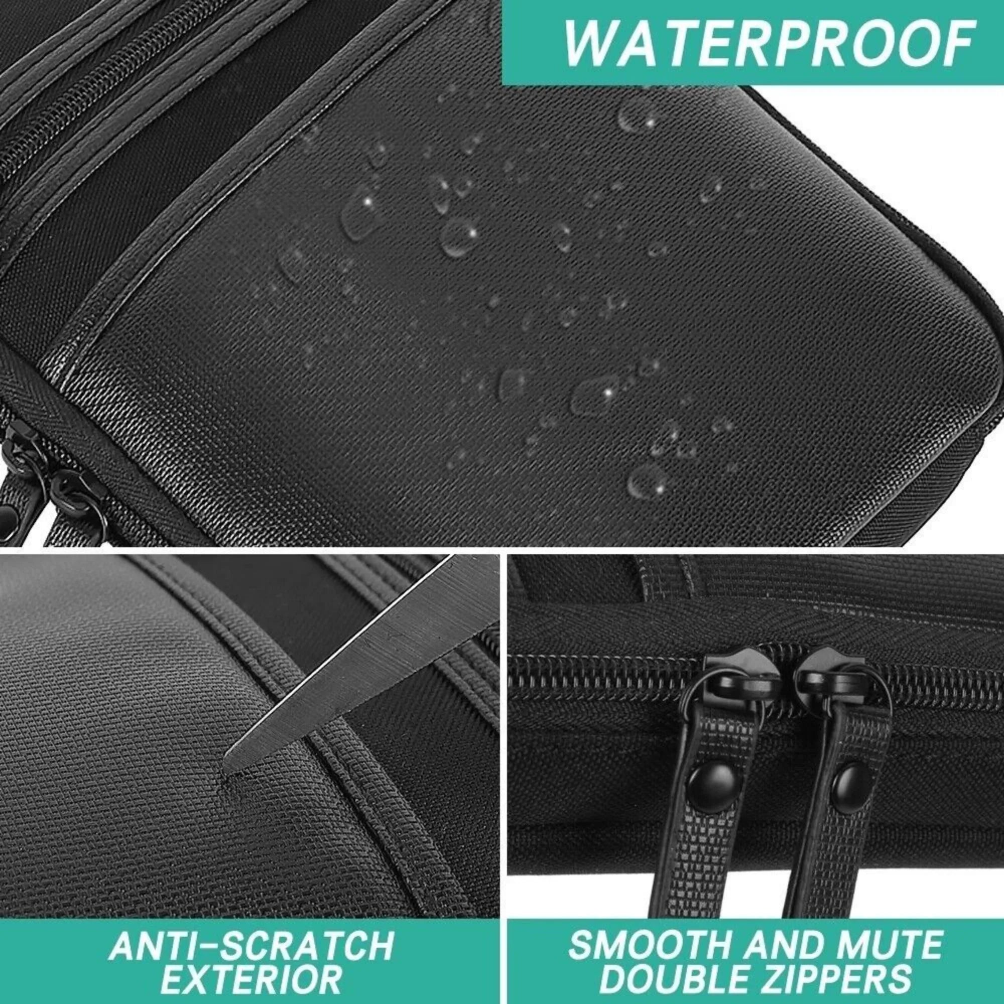 Concealed Carry Gun Pouch Pistol - Holster Pack Waist Pocket Bag Belt Loops Black