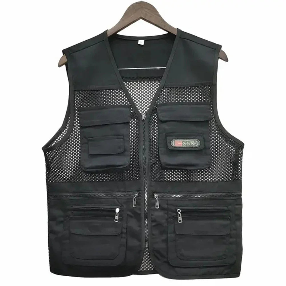 Thin Mesh Vest Multi-pocket - Fishing - hunting - hiking