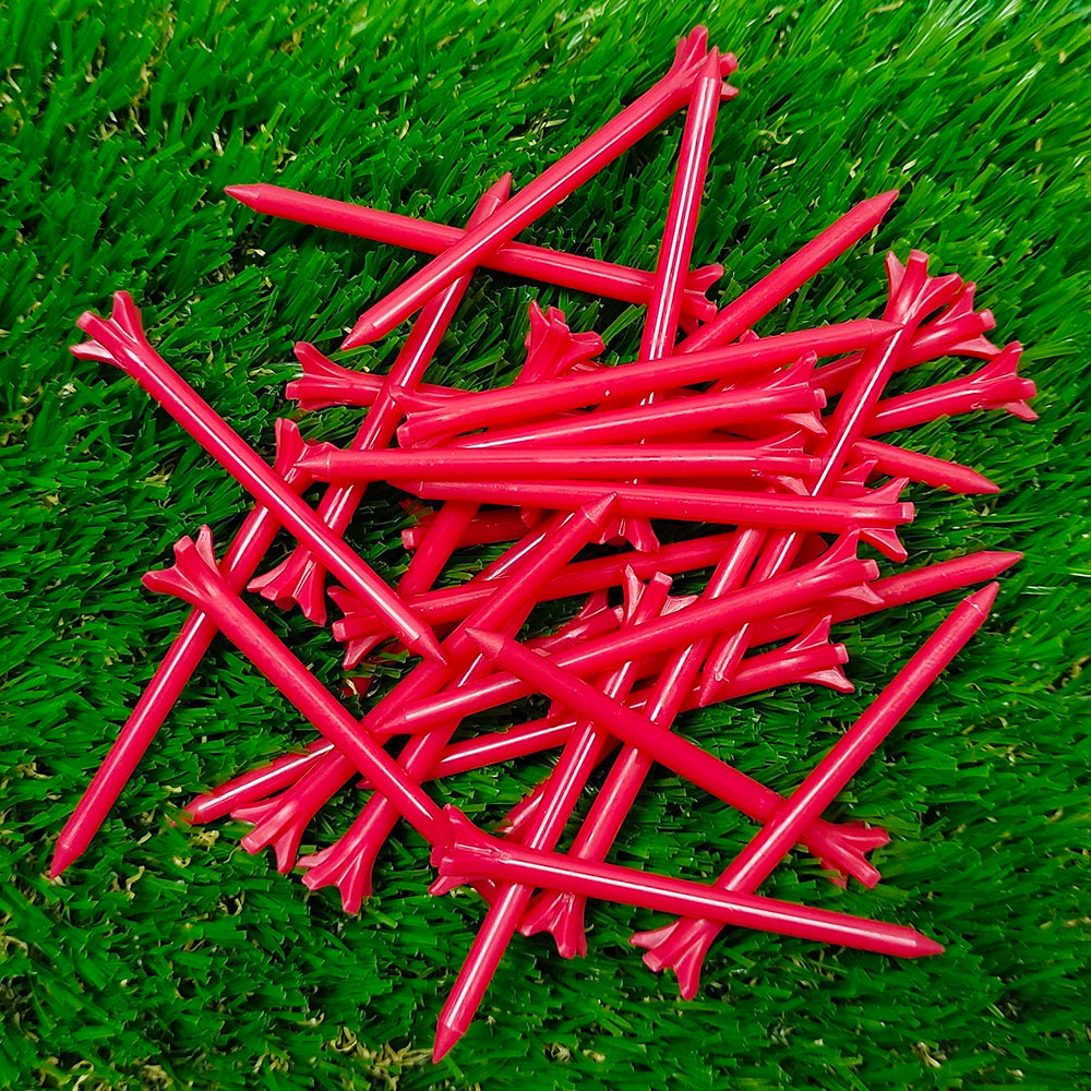 40 Pack Plastic Golf Tee Set 2-3/4'' Unbreakable