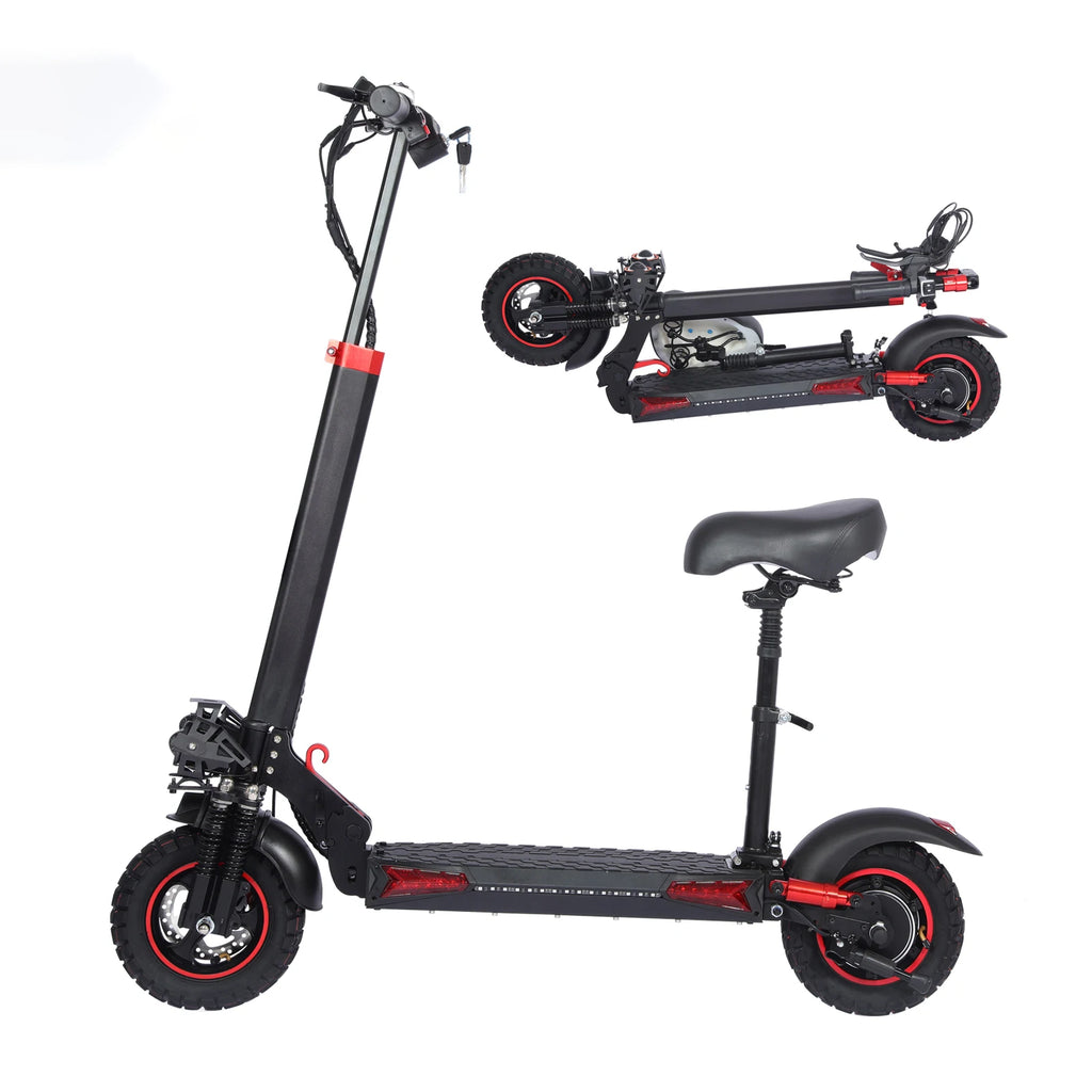 Off-road Electric Scooter with Seat -  Foldable