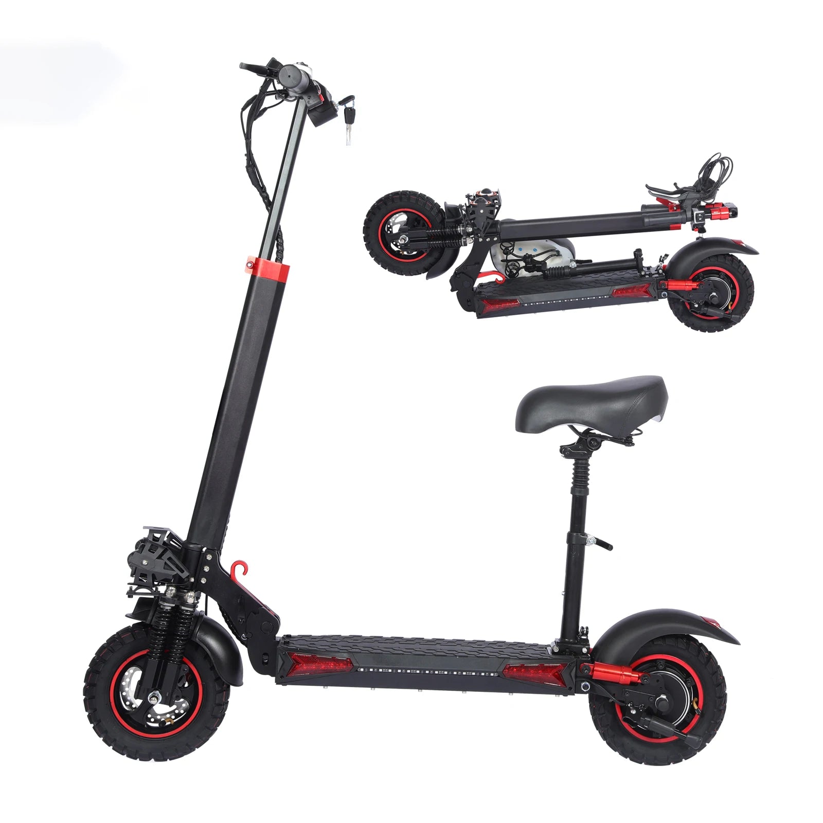 Off-road Electric Scooter with Seat -  Foldable
