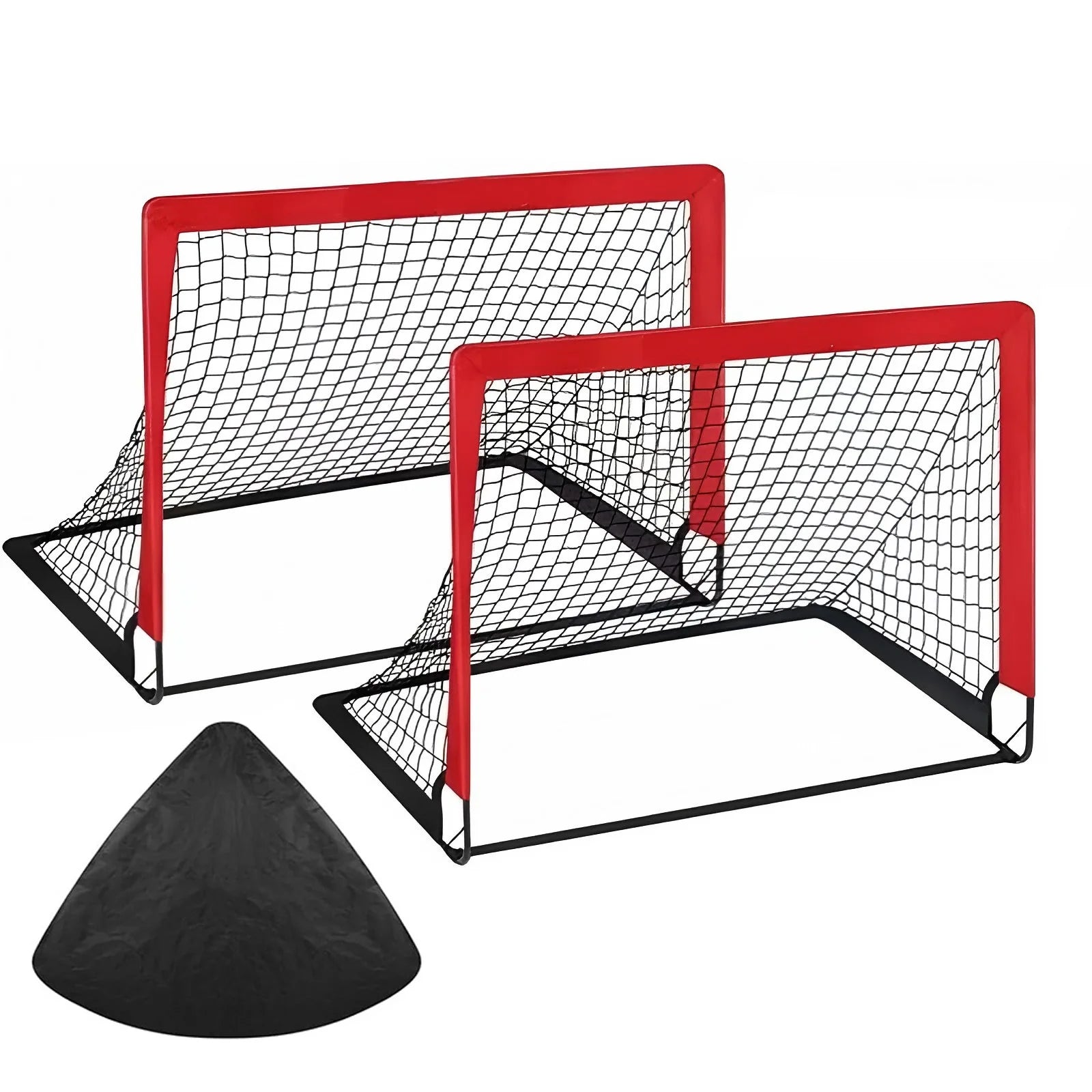 Soccer Goals for Backyard Set 2pcs Portable For Training