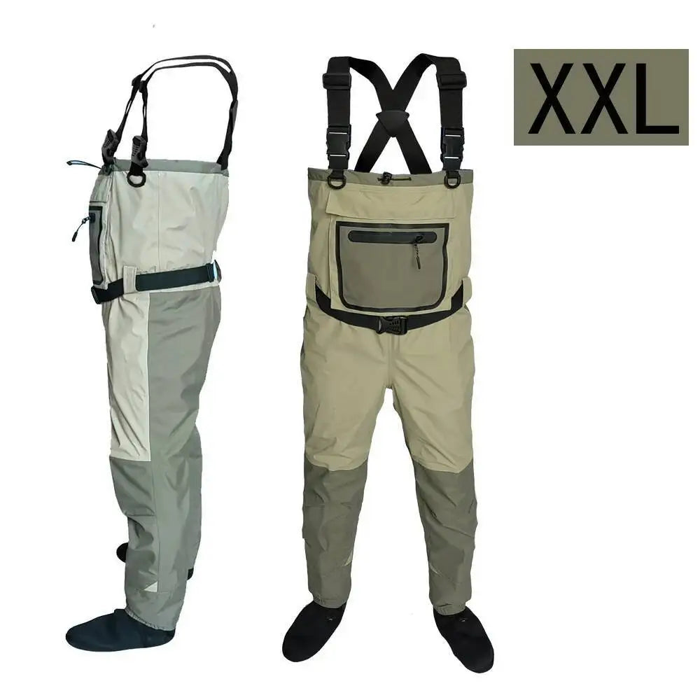 fly fishing Children to adults waders neoprene foot for men raft hunting Quick-dry Waterproof and breathable