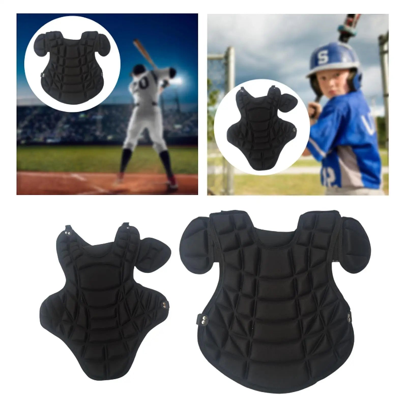 Catcher Chest Protector Baseball - Softball Chest Guard Adjustable