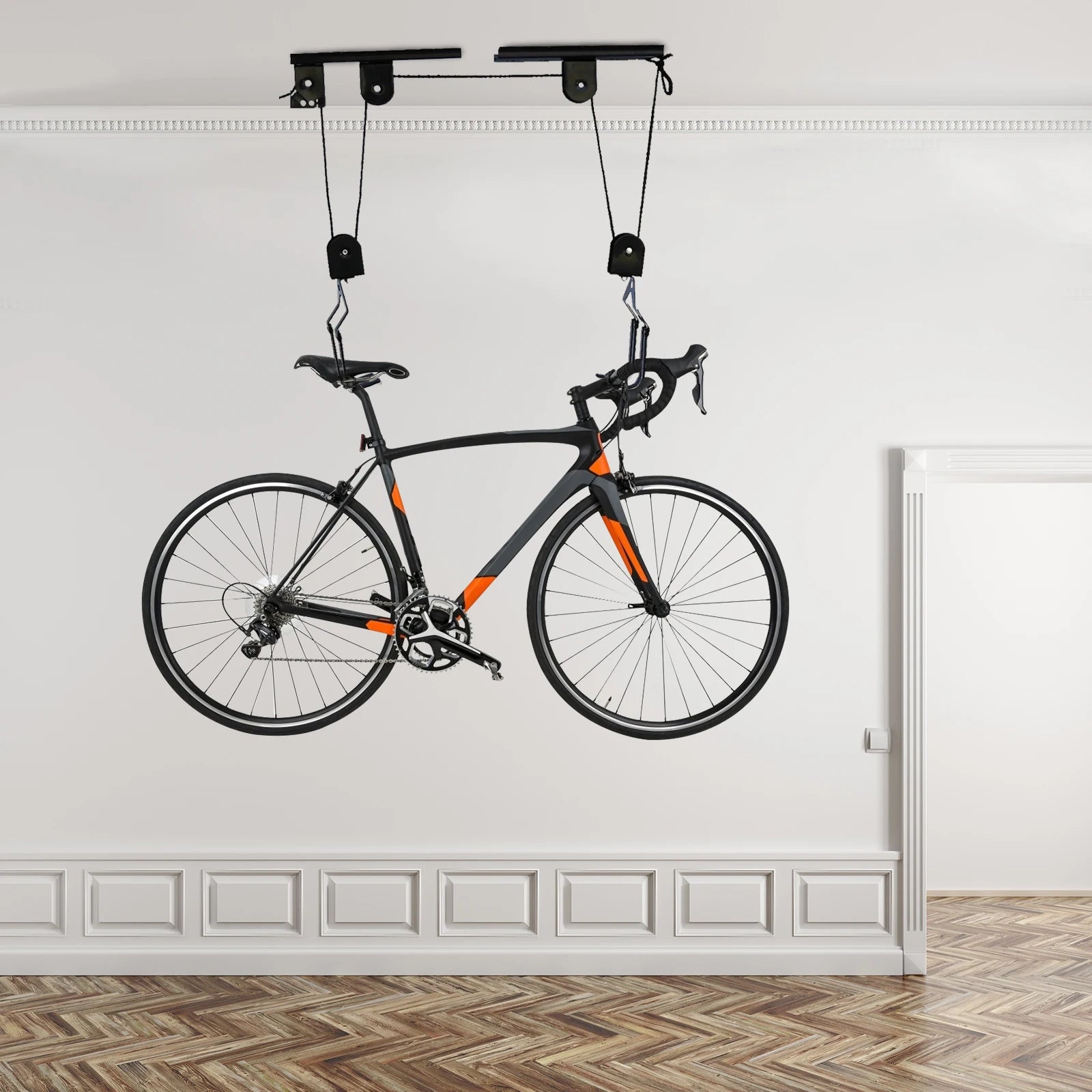 Bike Hoist for Garage Ceiling Mount - Pulley System