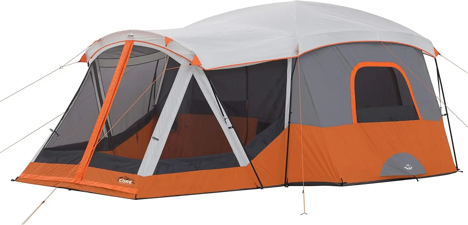 Tent for Large Family w/Multi Room Cabin for Car Camping & Outdoor Adventures