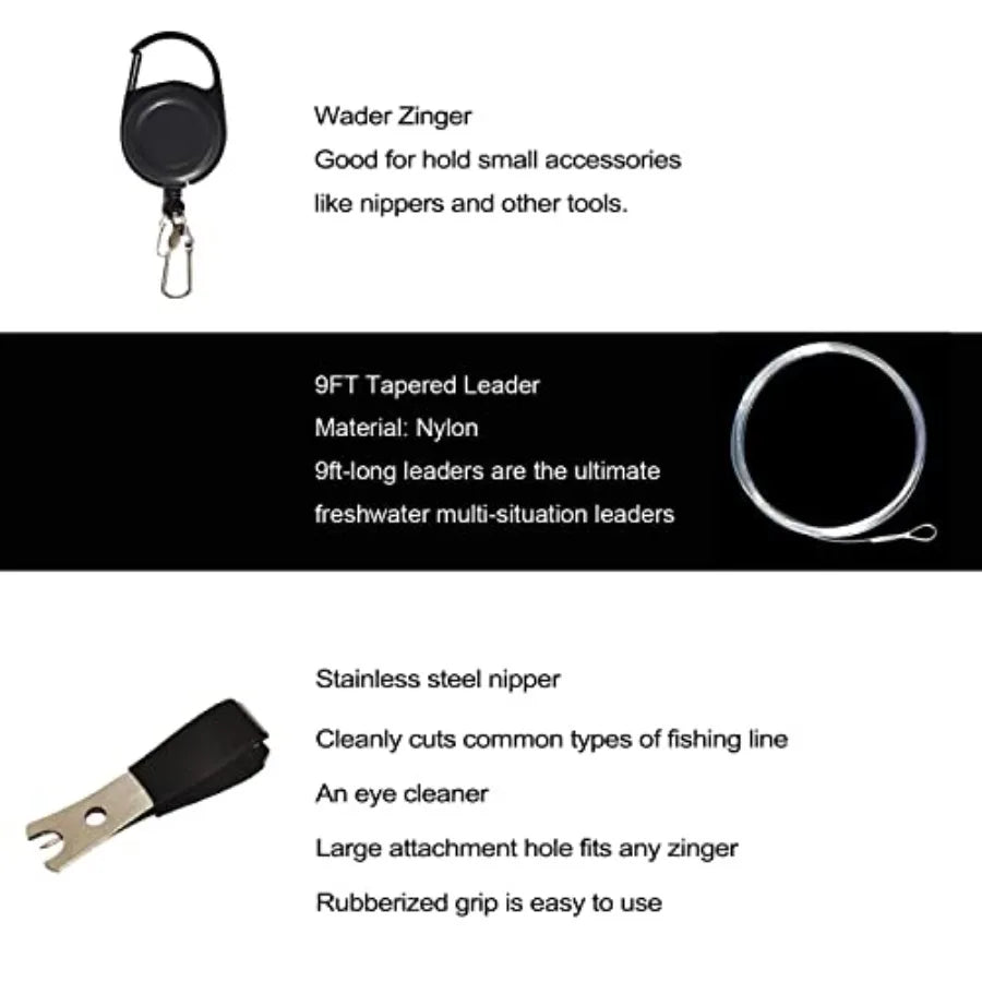 Fly Fishing Starter Kit  Rod and Reel with Travel Case