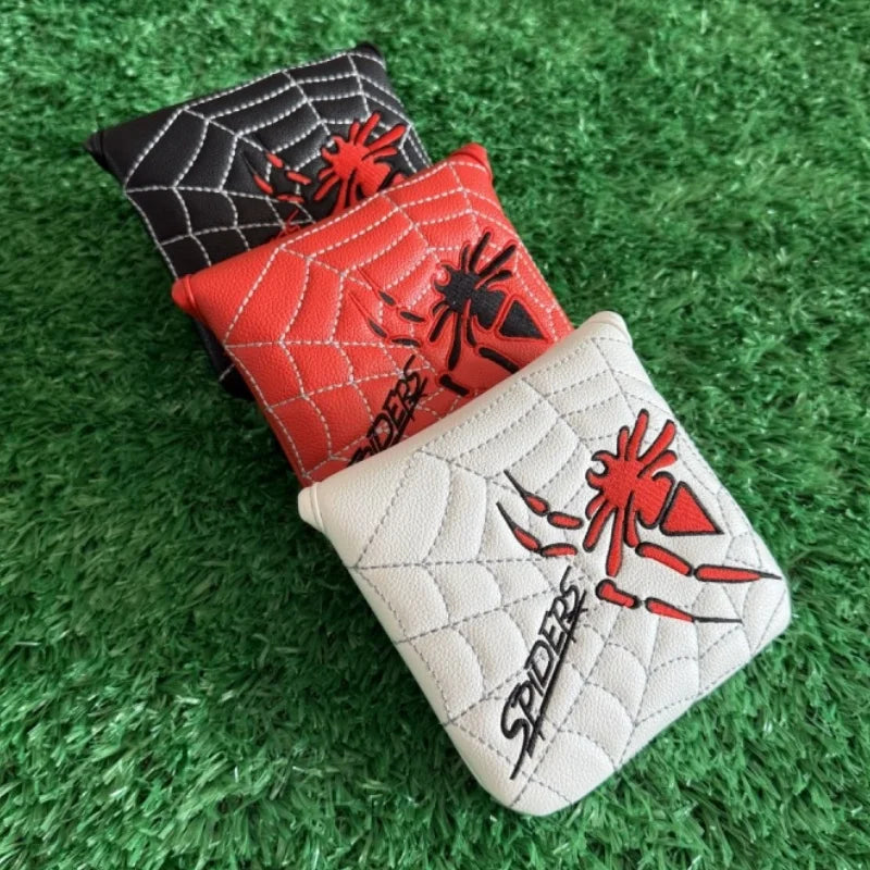 Golf Putter Head Cover Mallet Head Covers Golf Putter Head Protect Embroidery Square Headcovers For Spider Putter